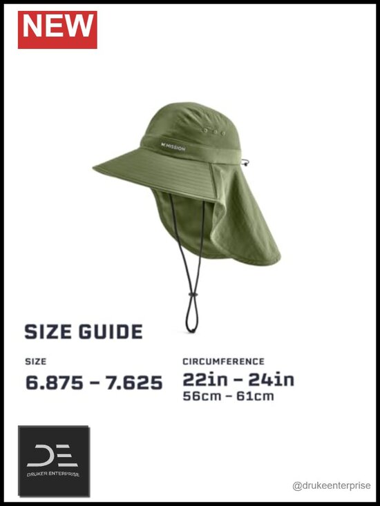 UPF 50 Sun Hat Cooling Wide Brim Outdoor Hiking Fishing main image 5